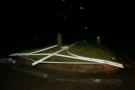 台风天兔登陆汕尾+部分地区停电道路被阻断(图