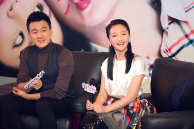 《我的早更女友》上海首映 周迅佟大为助阵