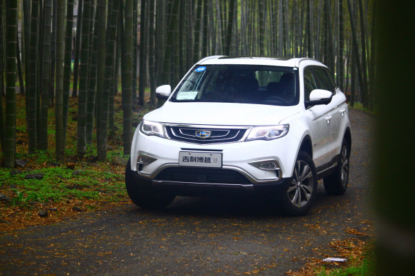 博越安吉试驾实拍图集